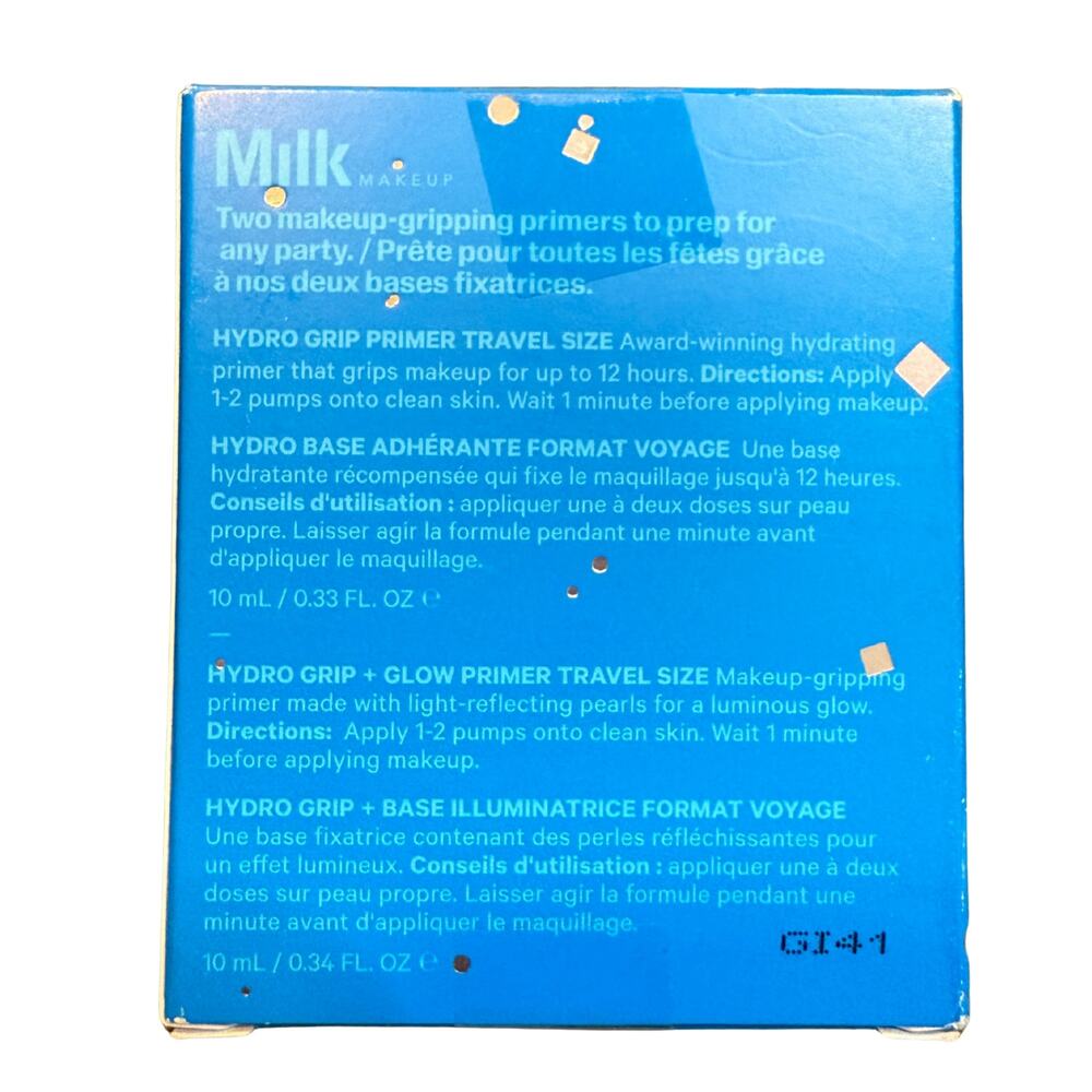 Milk Makeup Hydro Grip Primer Pre-Game Pack NIB | Mini Hydro Grip + Glow 10ml - Picture 2 of 5